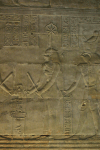 Relief Seshat Center Horus