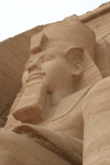 Close-up Head Left-most Statue