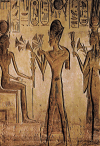 Painting Inside Temple Pharaoh