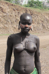 Young Mursi Woman All