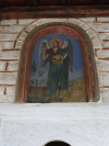 Fresco Over Entrance Church