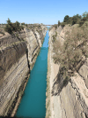 Corinth Canal Connecting Ionian