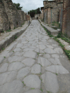 Paved Street Pompeii See