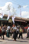 Boys Procession Carrying Bamboo