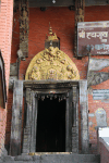 Elaborately Decorated Door Bungamati