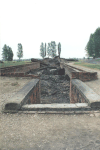 Gas chamber in one of the crematorium complexes in Birkenau